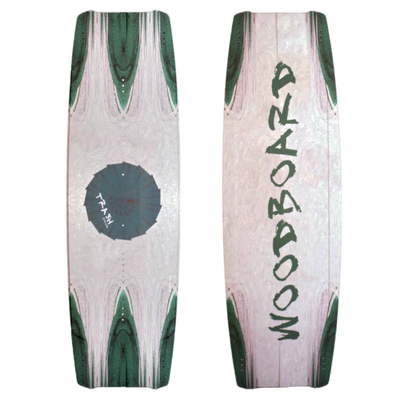 Woodboard Trash Freestyle Wakestyle Kiteboard